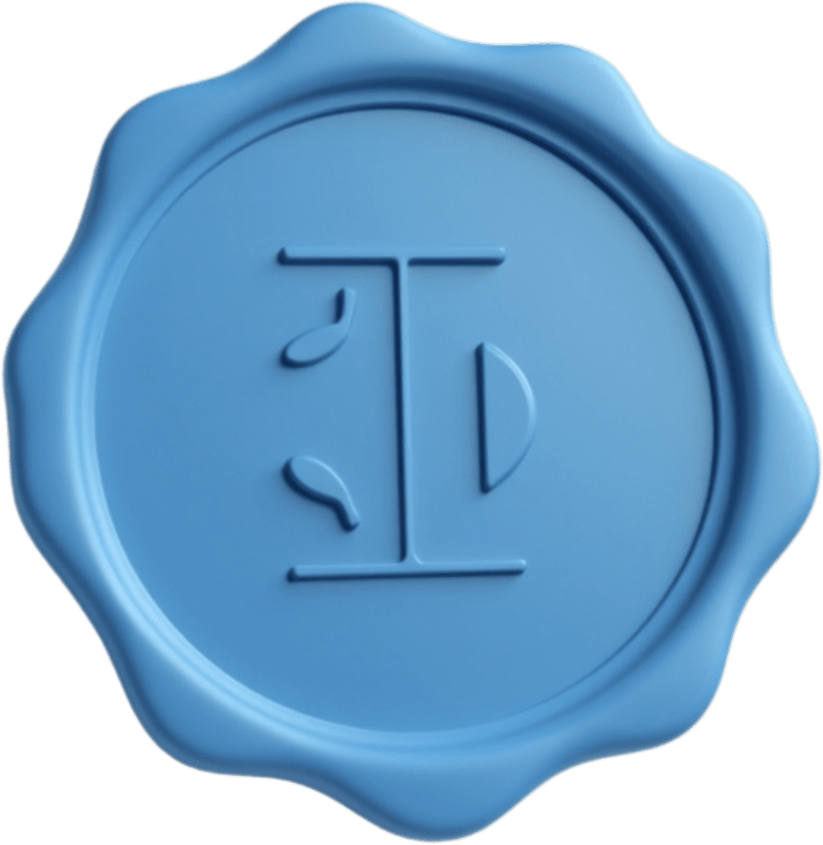 Sello de cera y el mensaje “Diseñamos con cabeza, para que tu marca tenga alma”